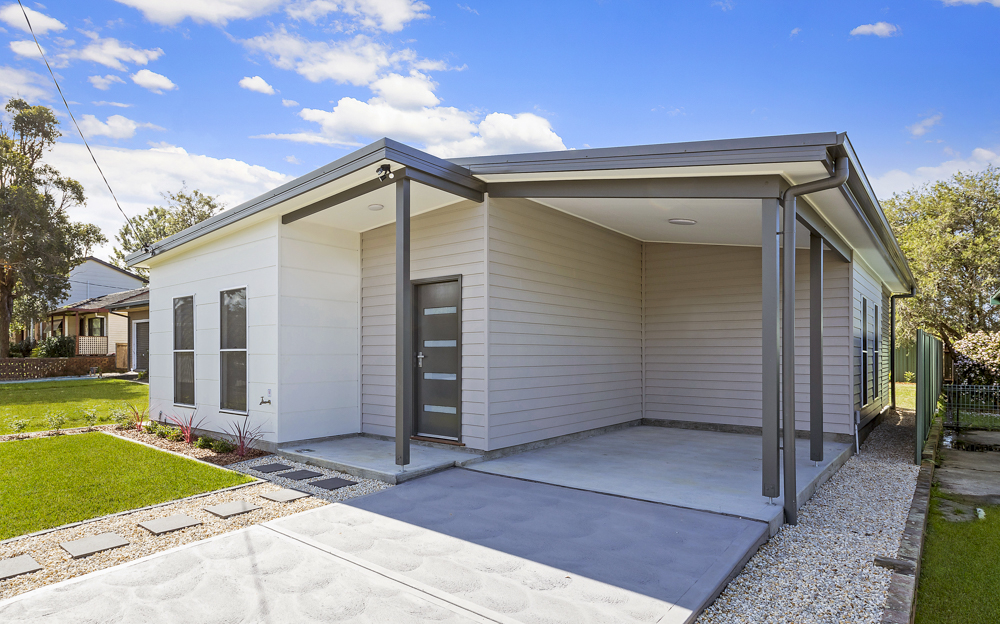 STRIA feature and PRIMELINE range granny flat example